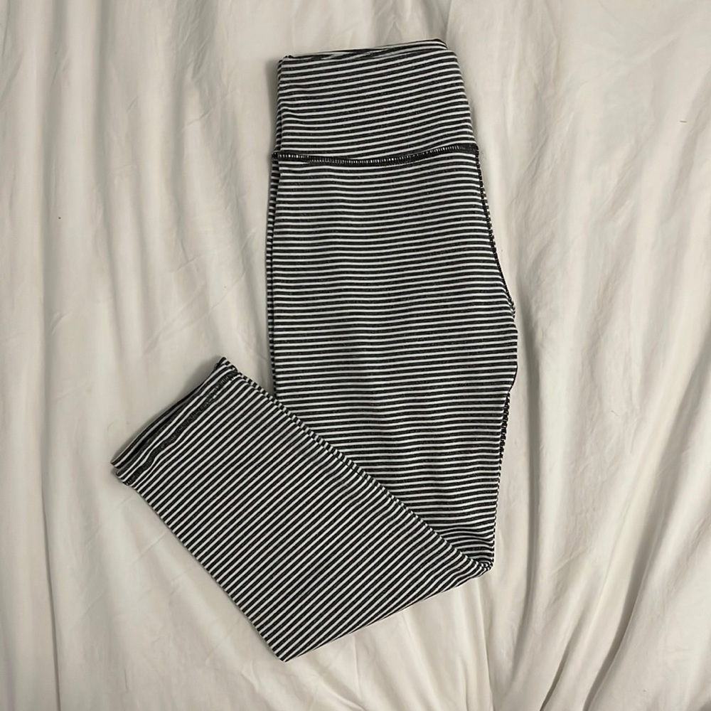 Cropped Striped leggings